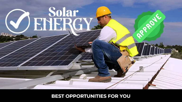 renewable energy worker